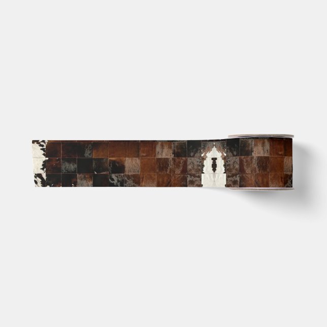 Ruban En Satin Vachette Brown rustique (Devant)