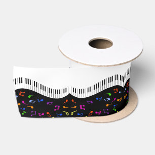 Ruban En Satin Vagues musicales