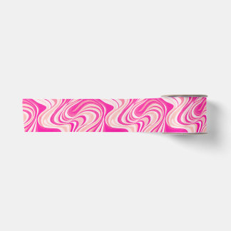 Ruban En Satin Vagues super roses chaudes, persiennes en marbre r