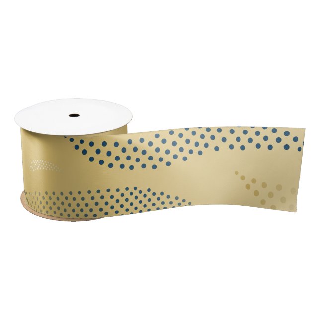 Ruban En Satin Vagues Tigre (motif stylisé) 1 (Bobine)