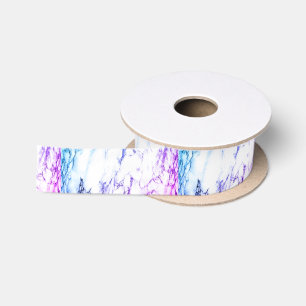 Ruban En Satin Variété de violets et de marbre à veine bleuâtre