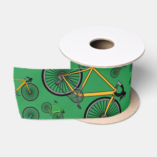 Ruban En Satin Vélos verts de route