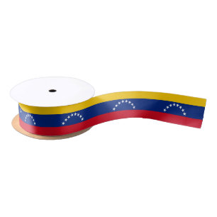 Ruban En Satin Venezuela : drapeau patriotique vénézuélien