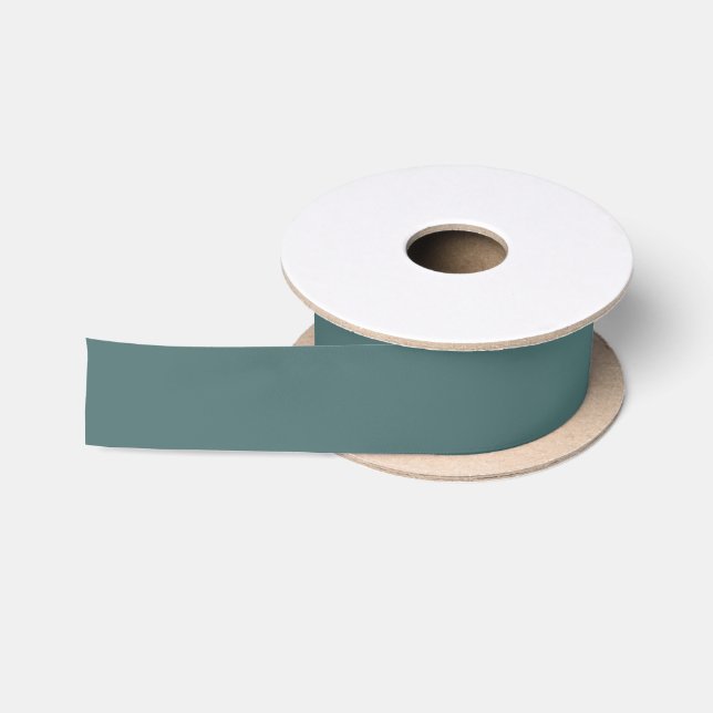 Ruban En Satin Vert bleu et gris Art moderne (Bobine)