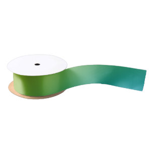 Ruban En Satin Vert bleu ombre dégradé flou abstrait Design abstr