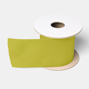 Ruban En Satin Vert Chartreuse Simple Uni Couleur Unie