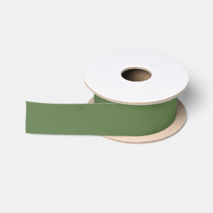 Ruban En Satin Vert patine d'olive Pop de couleur