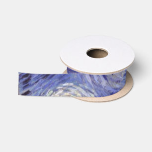 Ruban En Satin Vincent Van Gogh Starry Nuit Vintage Art
