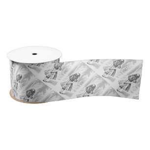 Ruban En Satin Vintage Alice au pays des merveilles Thème Party R