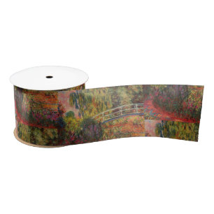 Ruban En Satin Vintage pont japonais Claude Monet