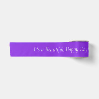 Ruban En Satin Violet bleu 8A2BE2 - Message personnalisé ou blanc