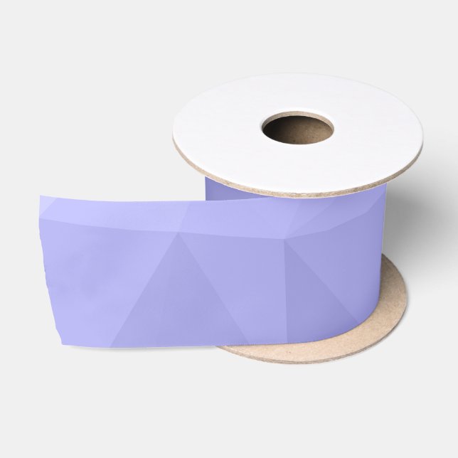 Ruban En Satin Violet bleu maille foncé motif géométrique (Bobine)