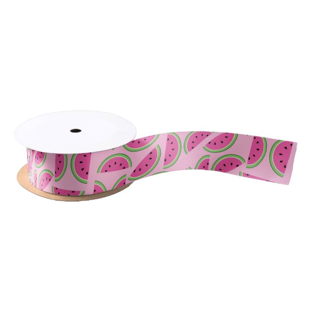 Ruban En Satin Watermelon Cute Fruit Sweet Ribbon (Bobine)