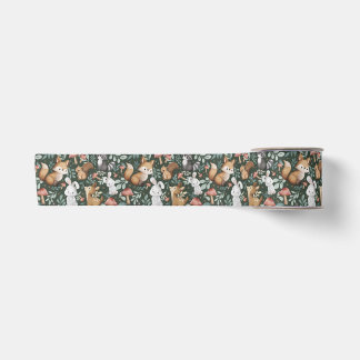 Ruban En Satin Whimsical Woodland Friends