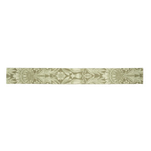 Ruban En Satin William Morris Fleur verte tournesol