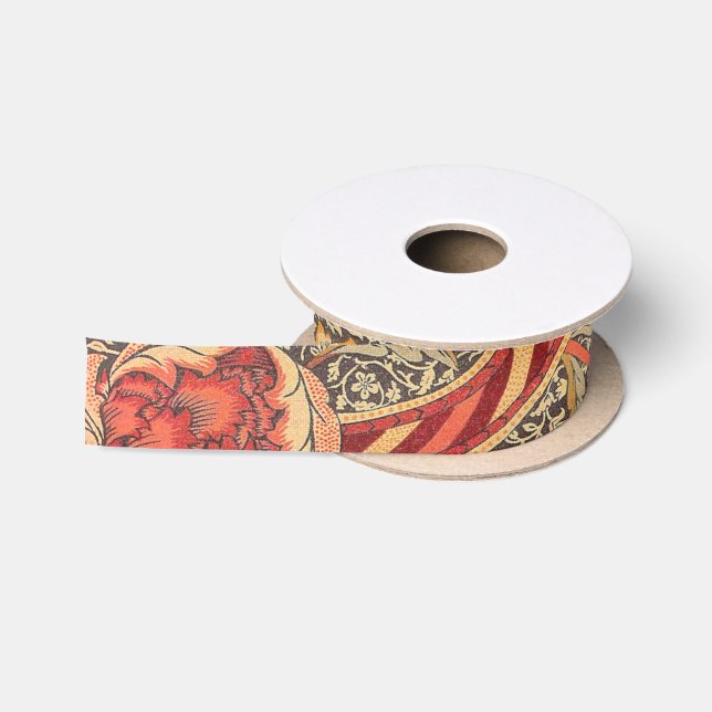 Ruban En Satin William Morris Wandle pour la conception de chintz (Bobine)