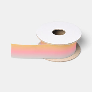 Ruban En Satin yellow pingel pastset sunset colors