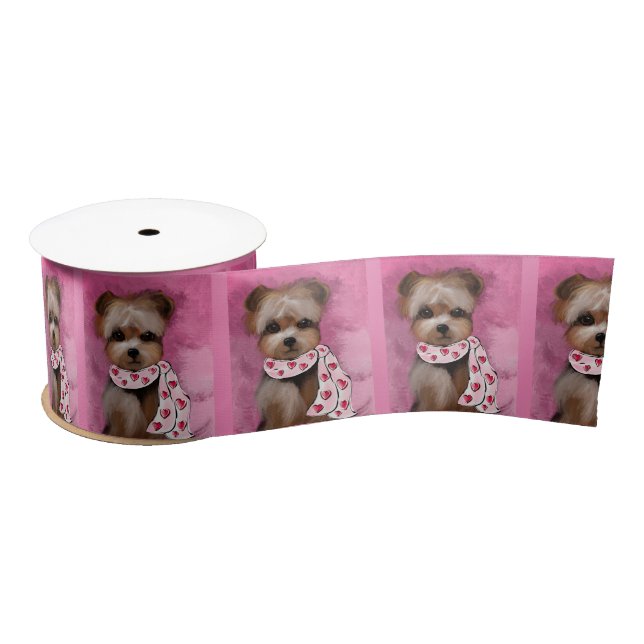 RUBAN EN SATIN YORKIE (Bobine)