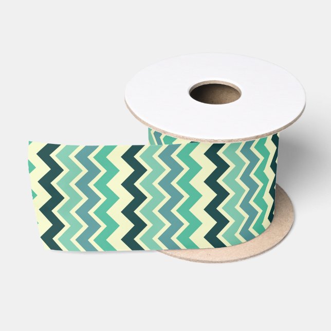RUBAN EN SATIN ZIG ZAG (Bobine)