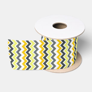RUBAN EN SATIN ZIG ZAG STRIPES SATIN RIBBON