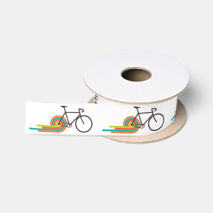 Ruban En Satin Zooming Bicycle Cyclisme