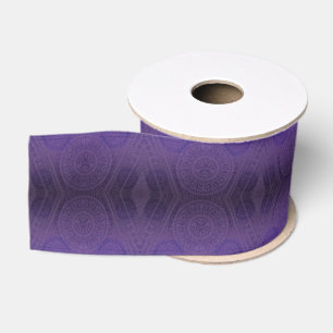 Ruban Gros-grain Acceptation   Médaillons de méditation violette