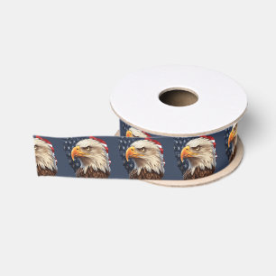 Ruban Gros-grain Aigle à drapeau américain