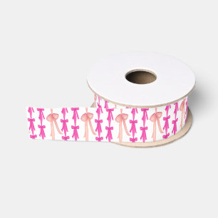 Ruban Gros-grain Aquarelle Coquette rose