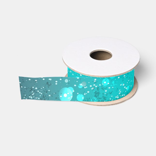 Ruban Gros-grain Arrière - plan à huile Turquoise de la menthe (Bobine)