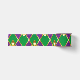 Ruban Gros-grain Arrière - plan de bijoux Mardi Gras