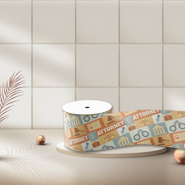 Ruban Gros-grain Avocat professionnel Iconic Conçu (Créateur téléchargé)