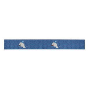 Ruban Gros-grain Baleine en mer