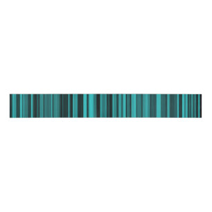 Ruban Gros-grain Bandes noires turquoises