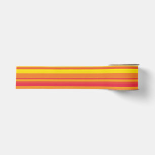 Ruban Gros-grain Bandes orange rouge jaune