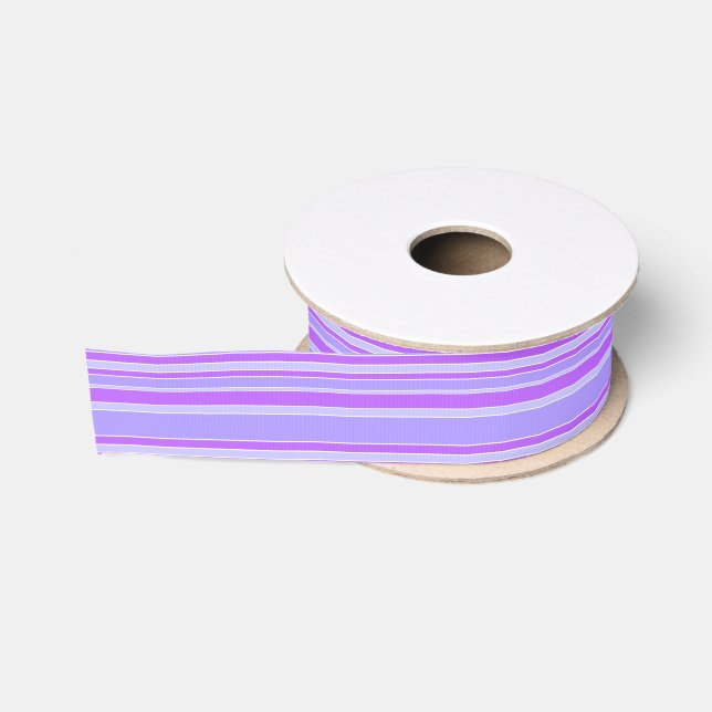 Ruban Gros-grain Bandes violettes (Bobine)