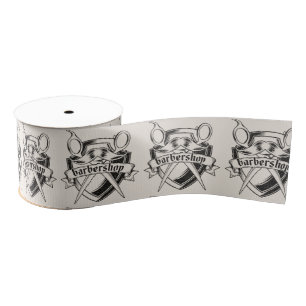 Ruban Gros-grain Barbershop look cuir