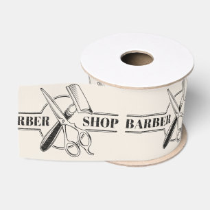 Ruban Gros-grain Barbershop look cuir