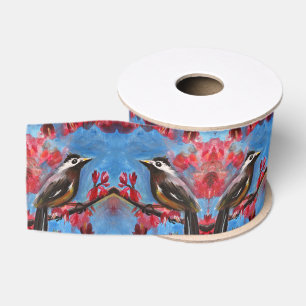 Ruban Gros-grain Beau Oiseau Art