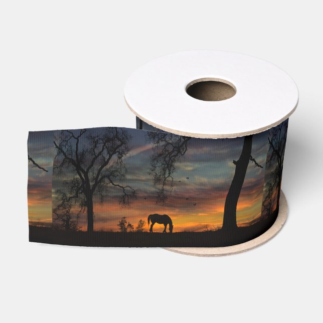 Ruban Gros-grain Beau Sunset Sud-Ouest et Ruban Horse (Bobine)