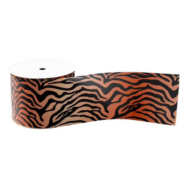 Ruban Gros-grain Bengale tigre (Bobine)