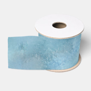 Ruban Gros-grain Bleu Rêveur Et Gris