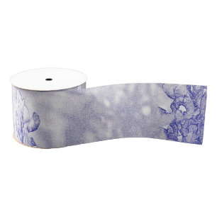 Ruban Gros-grain Bluebonnets amortis