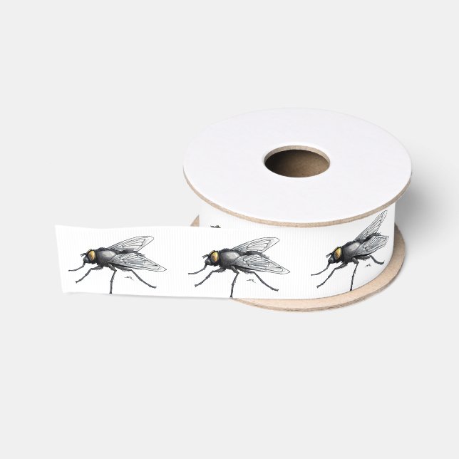 Ruban Gros-grain bobine de ruban blanc Fly Buddy (Bobine)