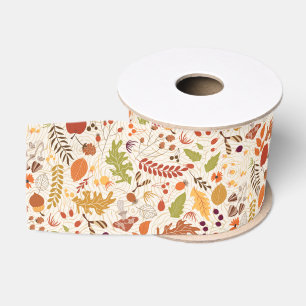 Ruban Gros-grain Bohème séché Rustique Floral Automne Falls Mariage