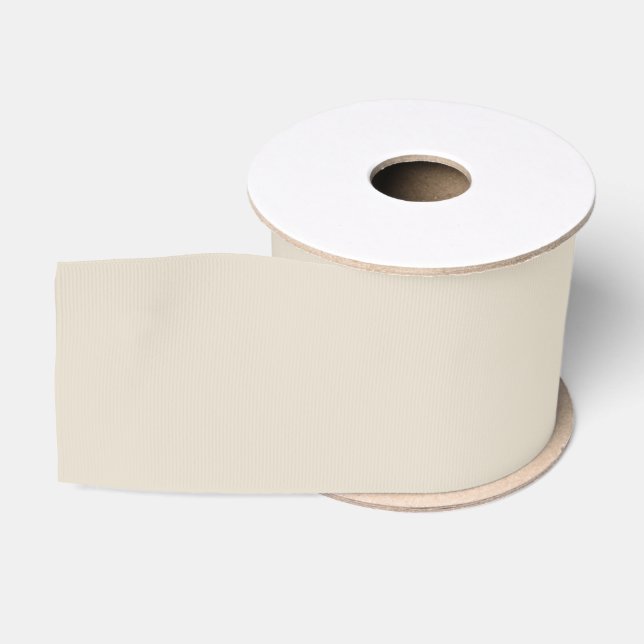 Ruban Gros-grain Bone White Wide Grosgrain Ribbon (Bobine)