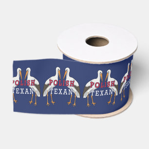 Ruban Gros-grain Bouche blanche texane polonaise