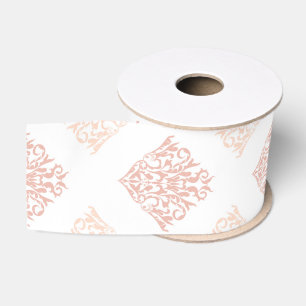 Ruban Gros-grain Brouiller Damask Joli Personnalisé