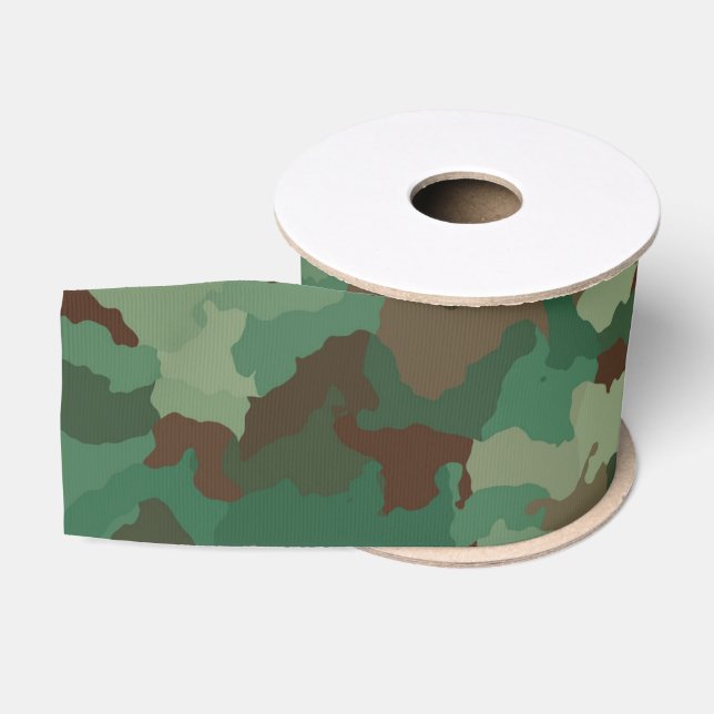 Ruban Gros-grain Camo (Bobine)