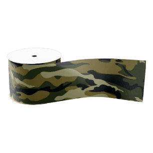 Ruban Gros-grain Camo