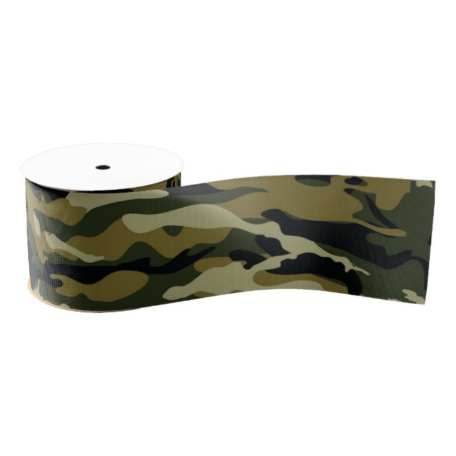 Ruban Gros-grain Camo (Bobine)